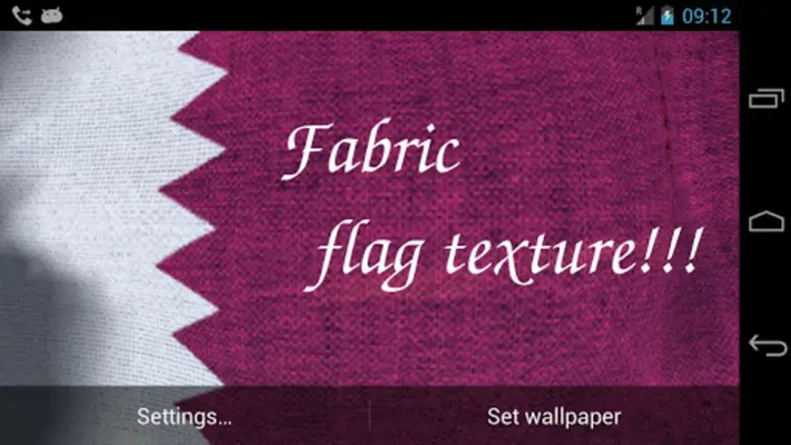 Qatar Flag android App screenshot 2